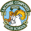 École Secondaire Lacombe Composite High School Logo